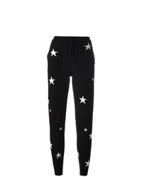 Pantaloni sportivi con stelle neri di Chinti & Parker