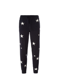 Pantaloni sportivi con stelle neri di Chinti & Parker
