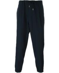 Pantaloni sportivi di lana blu scuro di McQ by Alexander McQueen