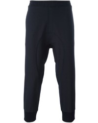 Pantaloni sportivi di lana blu scuro di Neil Barrett