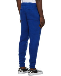 Pantaloni sportivi di lana blu scuro di Rhude