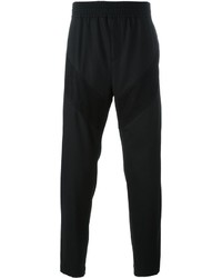 Pantaloni sportivi di lana geometrici neri di Givenchy