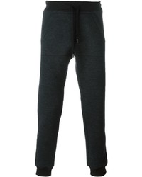 Pantaloni sportivi di lana grigio scuro di DSQUARED2