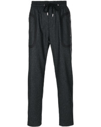 Pantaloni sportivi di lana grigio scuro di Givenchy