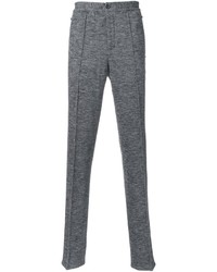 Pantaloni sportivi di lana grigio scuro di Lanvin