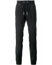 Pantaloni sportivi di lana grigio scuro di Philipp Plein
