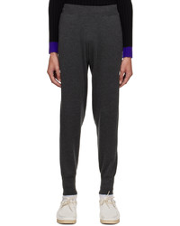 Pantaloni sportivi di lana grigio scuro di ZANKOV