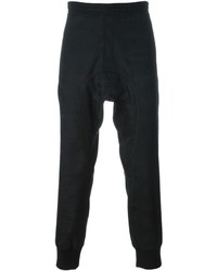Pantaloni sportivi di lana neri di Neil Barrett