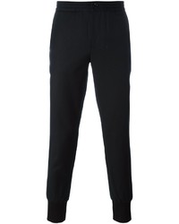 Pantaloni sportivi di lana neri di Paul Smith