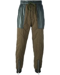 Pantaloni sportivi di lana verde oliva di 3.1 Phillip Lim