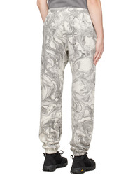 Pantaloni sportivi effetto tie-dye grigi di Afield Out
