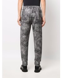 Pantaloni sportivi effetto tie-dye grigio scuro di DSQUARED2