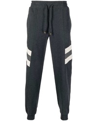 Pantaloni sportivi grigio scuro di Brunello Cucinelli