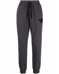 Pantaloni sportivi grigio scuro di Emporio Armani