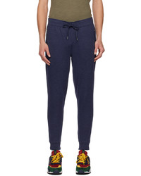 Pantaloni sportivi ricamati blu scuro di Polo Ralph Lauren