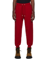 Pantaloni sportivi rossi di AMI Alexandre Mattiussi