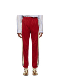 Pantaloni sportivi rossi di Gucci