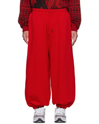 Pantaloni sportivi rossi di LU'U DAN