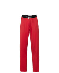 Pantaloni sportivi rossi di MARQUES ALMEIDA
