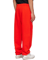 Pantaloni sportivi stampati arancioni di Calvin Klein