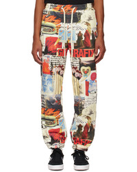 Pantaloni sportivi stampati multicolori di DEVÁ STATES