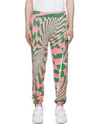 Pantaloni sportivi stampati multicolori di Stella McCartney