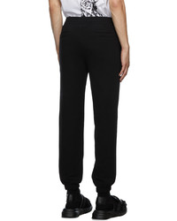 Pantaloni sportivi stampati neri e bianchi di Givenchy