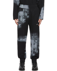 Pantaloni sportivi stampati neri di A-Cold-Wall*