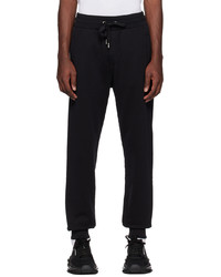 Pantaloni sportivi stampati neri di Dolce & Gabbana