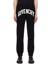 Pantaloni sportivi stampati neri di Givenchy