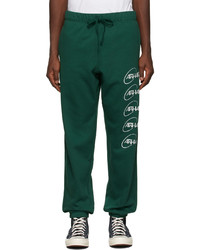 Pantaloni sportivi stampati verde scuro di CARHARTT WORK IN PROGRESS