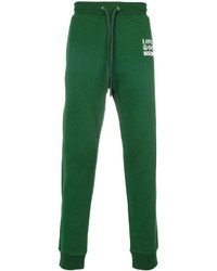 Pantaloni sportivi stampati verdi