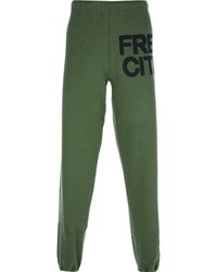Pantaloni sportivi verde oliva di Freecity
