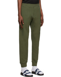 Pantaloni sportivi verde oliva di Alexander McQueen