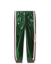 Pantaloni sportivi verde scuro di Gucci