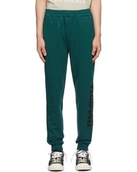Pantaloni sportivi verde scuro di Helmut Lang