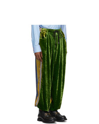 Pantaloni sportivi verdi di Gucci