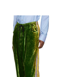 Pantaloni sportivi verdi di Gucci