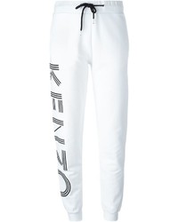Pantaloni stampati bianchi di Kenzo