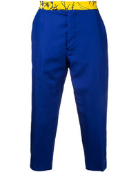 Pantaloni stampati blu di Haider Ackermann