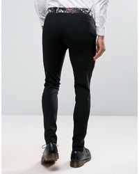 Pantaloni stampati neri di Asos