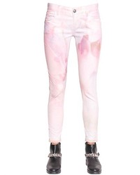 Pantaloni stampati rosa