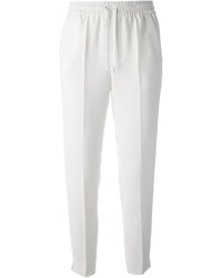Pantaloni stile pigiama bianchi di Barbara Bui