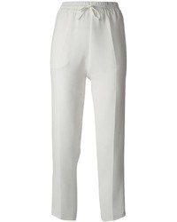 Pantaloni stile pigiama bianchi di Valentino