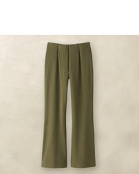 Pantaloni stile pigiama verde oliva