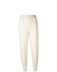 Pantaloni stretti in fondo beige di Comme Des Garçons Vintage
