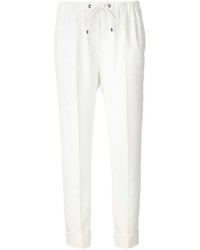 Pantaloni stretti in fondo bianchi di Alexander Wang