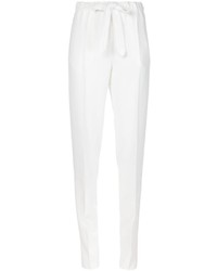 Pantaloni stretti in fondo bianchi di Calvin Klein Collection