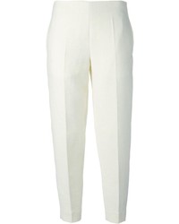 Pantaloni stretti in fondo bianchi di Carven