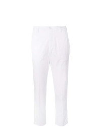 Pantaloni stretti in fondo bianchi di Dondup